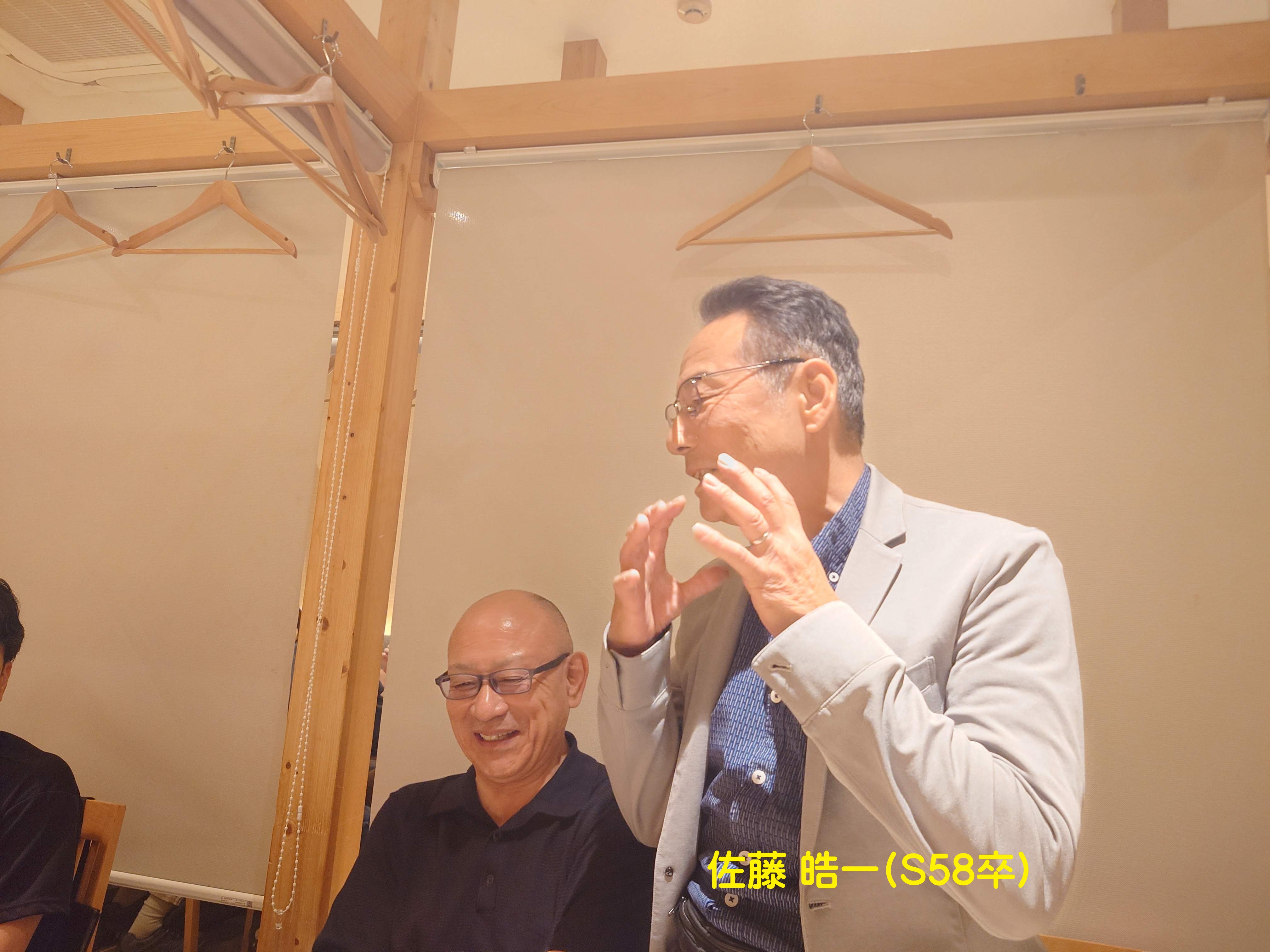 参加したOBの自己紹介
